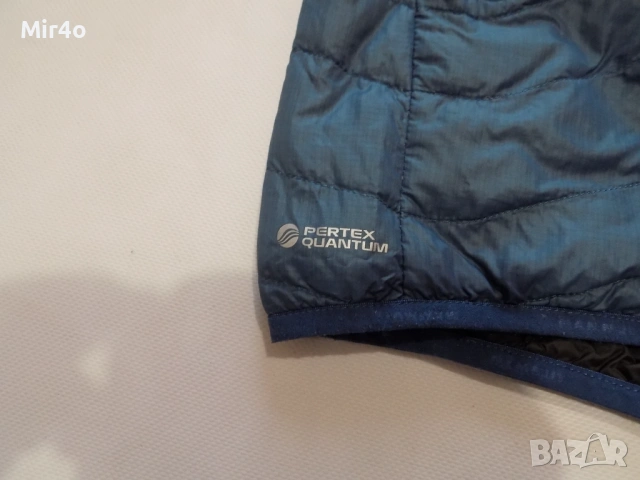 пухено яке mammut pertex quantum 850 горнище худи суичър блуза екип туризъм планина мъжко оригинал S, снимка 7 - Якета - 53989551