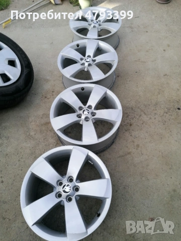 Джанти 5х100х17  оригинални за Skoda. 