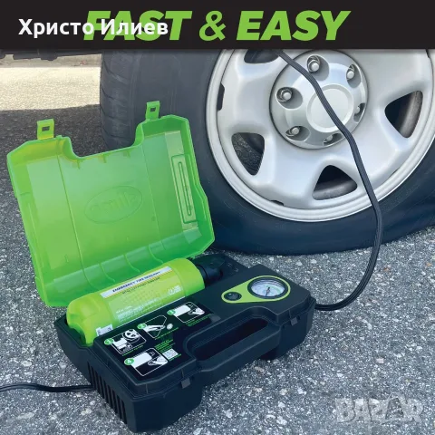 Slime Комплект за ремонт на спукани гуми за ван/SUV Smart Repair Ultra, снимка 4 - Аксесоари и консумативи - 55499010