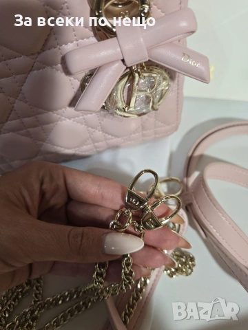 Mini Lady Dior Дамска Чанта От Агнешка Кожа Код Brand Luxury Fashion24, снимка 8 - Чанти - 54960798