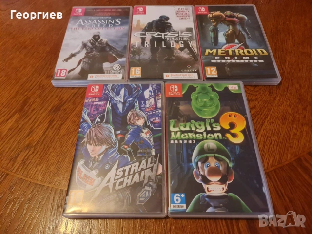 Игри за Nintendo Switch / и PlayStation 4 (PS4) 