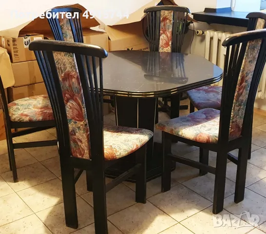 МАСА СЪС СТОЛОВЕ ЗА ТРАПЕЗАРИЯ