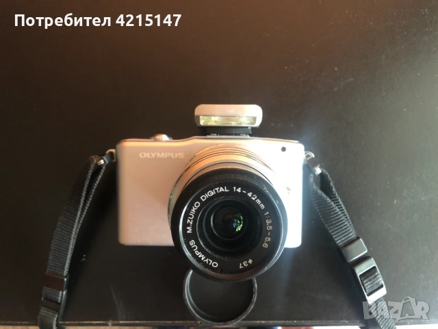Фотоапарат-Olympus PEN Mini E-PM1 Mirrorless Camera 14-42mm Lens,2-Батерий,калъф(чанта)., снимка 3 - Фотоапарати - 54591470