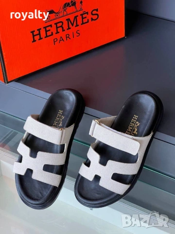 Hermes Нови Дамски Чехли Ерме Различни Цветове , снимка 9 - Чехли - 54865763