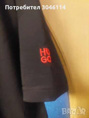 мъжка тениска HUGO , снимка 4 - Тениски - 55225702