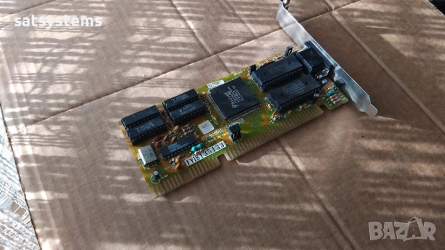 Видео карта TVGA Trident 9000B 9016x2/4 LT2 REV.B 16-bit 512KB ISA, снимка 4 - Видеокарти - 54017615