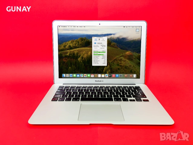 MacBook Air 2015 13 инча, i7, 8GB RAM, 240GB SSD, 84.2% (9 Часа) Батерия Apple Лаптоп Топ Състояние, снимка 4 - Лаптопи за работа - 55126989