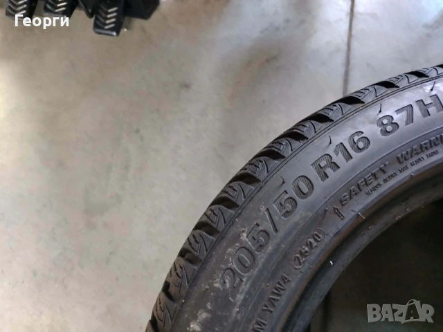 2бр.зимни гуми 205/50/16 Kumho, снимка 5 - Гуми и джанти - 54939190