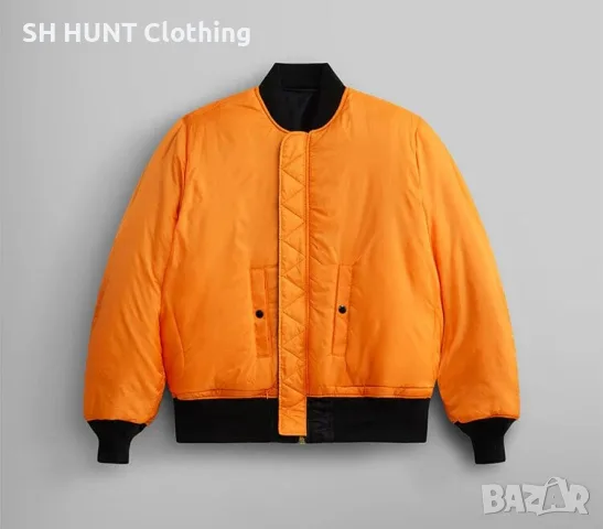 ALPHA INDUSTRIES MA-1 BOMBER Two Face Jacket Размер S мъжко двулицево яке - 25-69, снимка 3 - Якета - 55681275