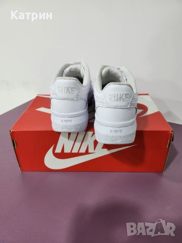 Бели Nike Court Vision Alta на платформа 38.5, снимка 9 - Маратонки - 54832362