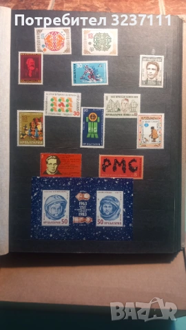 Българска филателия в класьор, снимка 13 - Филателия - 54341990