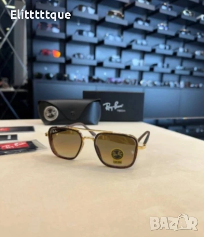 очила с черен обикновен калъф и ув защита ray ban , снимка 6 - Слънчеви и диоптрични очила - 54888548