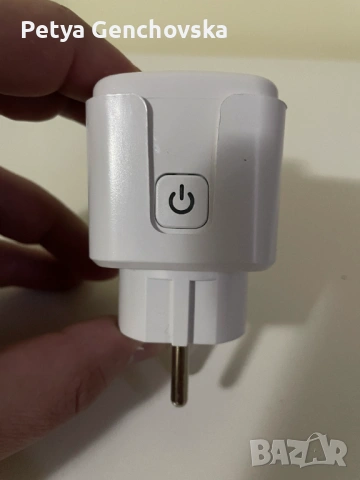 Смарт контакт (Smart Plug) с WiFi управление, снимка 3 - Мрежови адаптери - 54230837