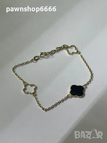 Златна гривна 14 карата 1,58 грама , снимка 4 - Гривни - 54086288