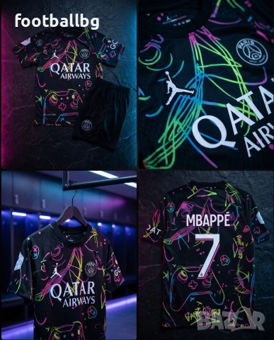 MESSI 🩷⚽️ HAALAND 💙⚽️ MBAPPE 🩷⚽️ RONALDO 💙⚽️ детско юношески футболни екипи , снимка 4 - Футбол - 34598821