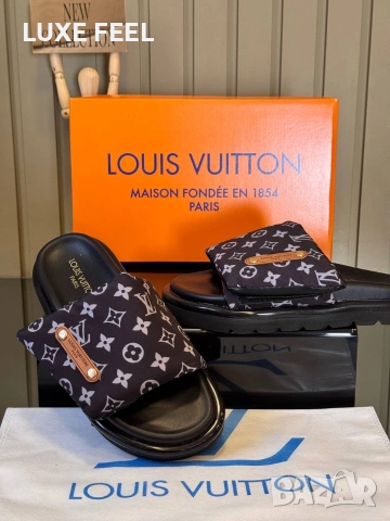 Louis Vuitton - 36-41⚜️Дамски Чехли , снимка 3 - Чехли - 54593789
