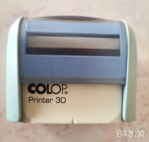 Автоматичен печат Colop + син тампон , снимка 2 - Друго - 54911399
