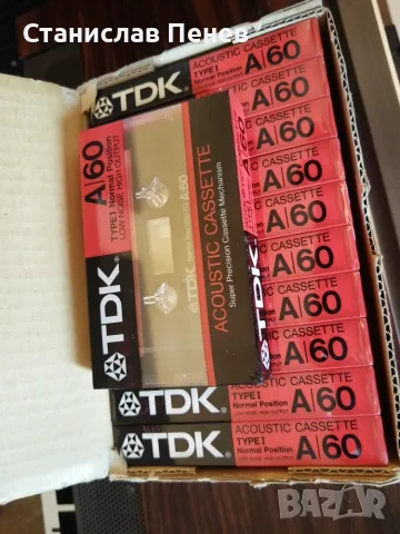 TDK A-60 NOS Compact Cassettes, снимка 2 - Декове - 55603964