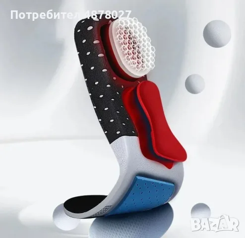 Ортопедични стелки за комфорт и поддръжка – идеални за спорт и ежедневие, снимка 4 - Ортопедични стелки - 55536268