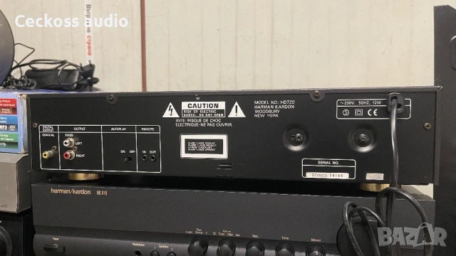 Продавам CD плеър Harman Kardon HD720 в много добро състояние., снимка 5 - Ресийвъри, усилватели, смесителни пултове - 54892581