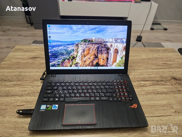 Asus Rog Strix GL553/ i7 / 16gb ddr4/ SSD/Hdd 512/1tb. GTX 1050ti., снимка 5 - Лаптопи за игри - 54683506