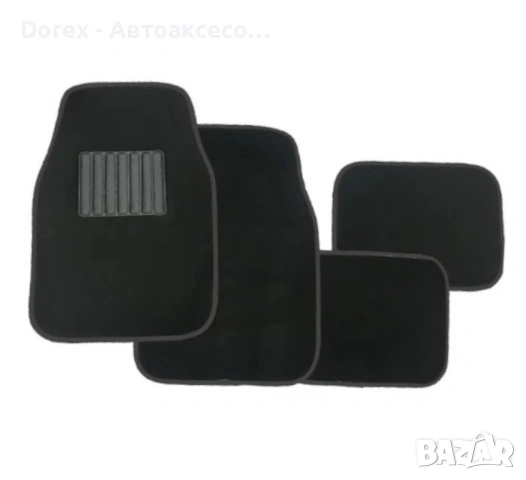 Универсални мокетни стелки за автомобил - комплект 4 броя с подсилване