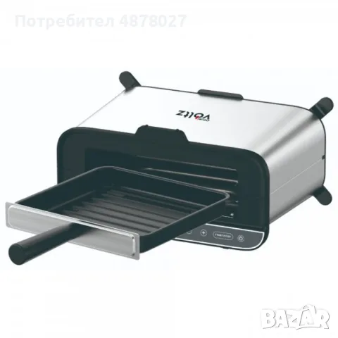 Мултифункционален уред за готвене 4 в 1, Oliver Voltz, 1700W, Тостер, Грил/Парти грил, Фурна, BBQ, снимка 2 - Тостери - 55516375