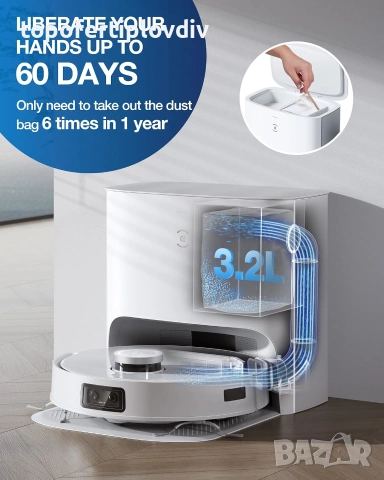 Прахосмукачка робот ECOVACS DEEBOT T10+,Гаранция и БЕЗПЛАТНА доставка до офис на ЕКОНТ, снимка 6 - Прахосмукачки - 55144345