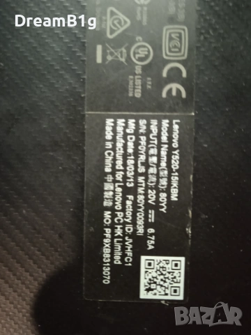 Lenovo legion y520, снимка 4 - Части за лаптопи - 54573370