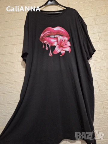 НОВА СТРАХОТНА РОКЛЯ 3XL-5XL, снимка 4 - Рокли - 55166973