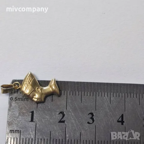 Златна висулка 0.66гр., снимка 2 - Колиета, медальони, синджири - 55436466