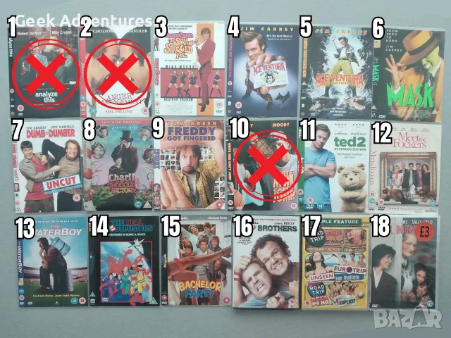 Комедия Филми DVD's - Оригинални Дискове на Английски Език, снимка 2 - Комедии - 47015749