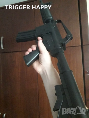 Airsoft автомат Colt M4 ,6mm caliber , 0,8 joules, снимка 4 - Други спортове - 54944899