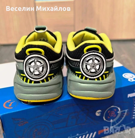 Супер запазени Детски маратонки Puma RS-X Hot Wheels AC, снимка 6 - Детски маратонки - 55266229