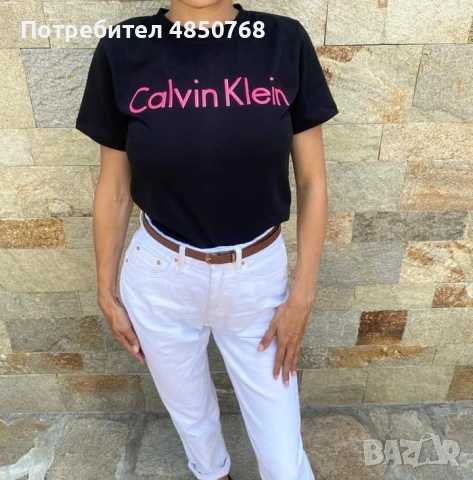 Дамски тениски Calvin Klein Karl Lagerfeld Balenciaga Dsquared, снимка 6 - Тениски - 54821210