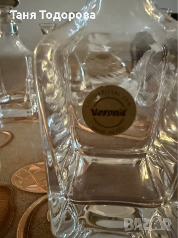Кристални шишета , снимка 5 - Декорация за дома - 53984438
