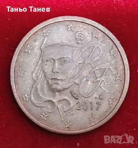 2Евро цента Франция 2017г