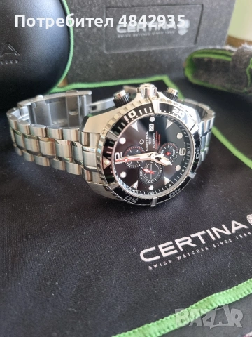 Certina Automatic DS Action Diver Chronograph/Мъжки швейцарски часовник / Автоматичен Хронограф/, снимка 8 - Мъжки - 54727759