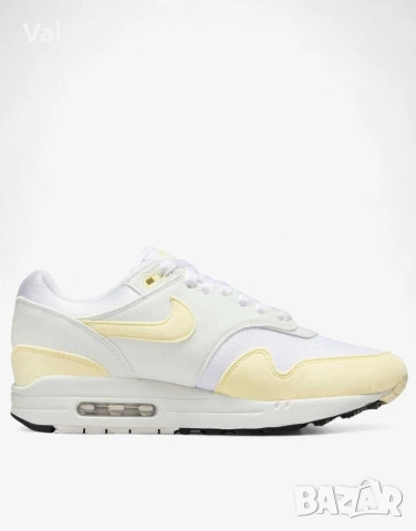 👟⚡ NIKE AIR MAX 1 – WHITE/YELLOW | ОРИГИНАЛНИ , снимка 2 - Маратонки - 54599875