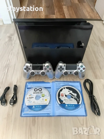 🤍 PS4 ЧЕРЕН – 180 € (ПЪЛЕН КОМПЛЕКТ!) 3 месеца гаранция , снимка 3 - PlayStation конзоли - 54194165