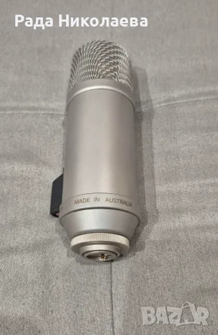 Студиен микрофон Rode Broadcaster + XLR кабел – Отлично състояние, снимка 3 - Микрофони - 55304998