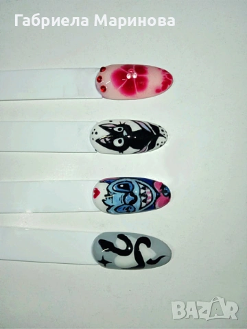Ръчно изработени изкуствени нокти , снимка 8 - Продукти за маникюр - 53993692