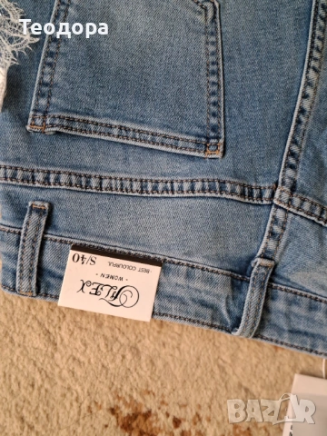 Актуален модел с дантела, снимка 7 - Дънки - 54349847