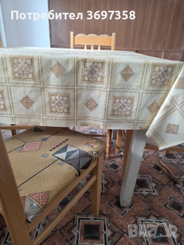 Трапеза дървена маса , снимка 2 - Маси - 54239539