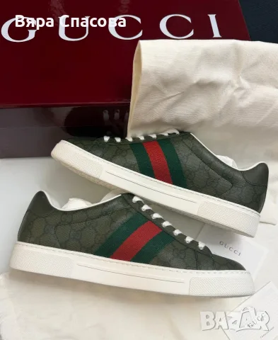 GUCCI ACE кецове- чисто нови, снимка 3 - Кецове - 55638855
