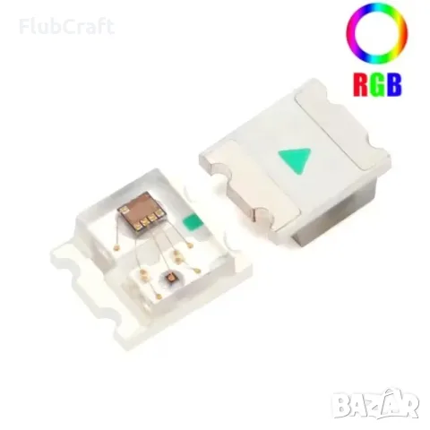 LED SMD RGB 0807 Slow And Fast Flash 50 бр.
