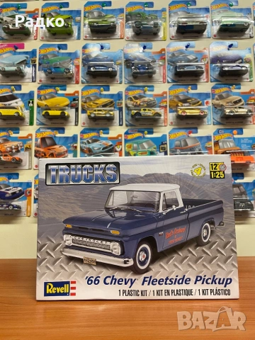Сглобяем модел Revell 1966 Chevy Fleetside Пикап