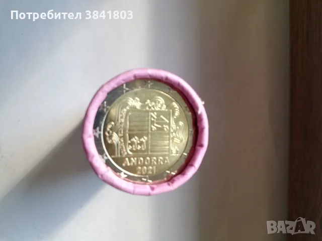 2€ Сан Марино и Андора , снимка 3 - Нумизматика и бонистика - 55422817