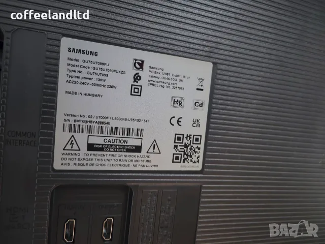SAMSUNG 75 ИНЧА UHD, снимка 2 - Телевизори - 55446938