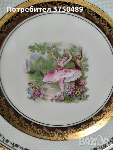 Декоративна порцеланова чиния Thomas, снимка 2 - Антикварни и старинни предмети - 53978820